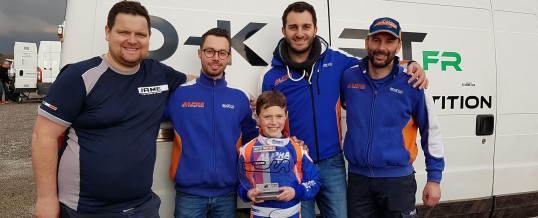 Magnifique seconde place pour Bastian (D-KART compétition) à Brignoles